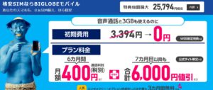 BIGLOBEモバイルの評判はどんな感じ?詳しく調べてみました!